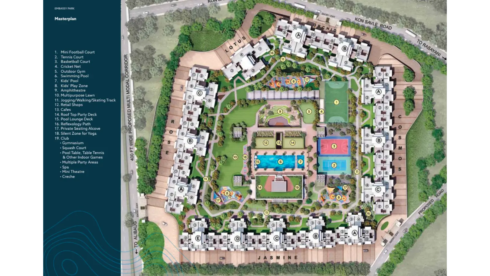 Embassy Park Panvel Floor Plan